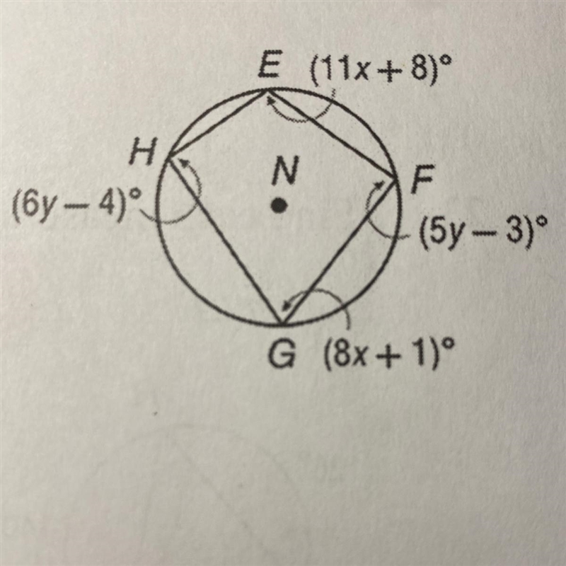 What are the values of angles G and H?-example-1