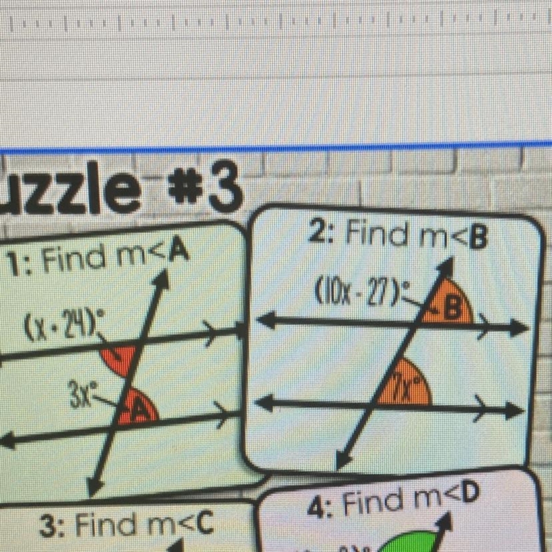 2: Find m 1: Find m (10x - 21); (x - 24); 3x-example-1