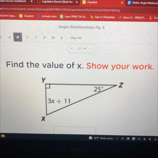 Find the value of x.-example-1