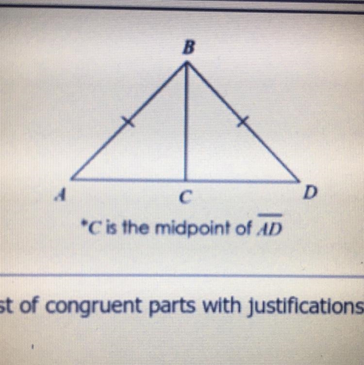 Is this triangle congruent?-example-1