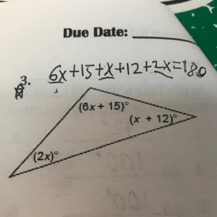 Please help me. Show your work. Find the value of x in the figure.-example-1