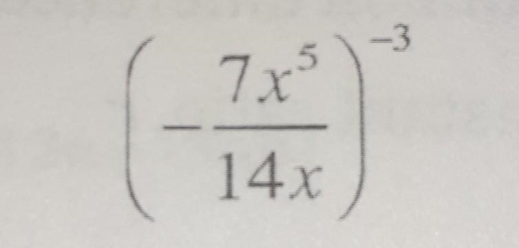 Simplify using laws of exponents. Write your asnwer using positive exponents​-example-1