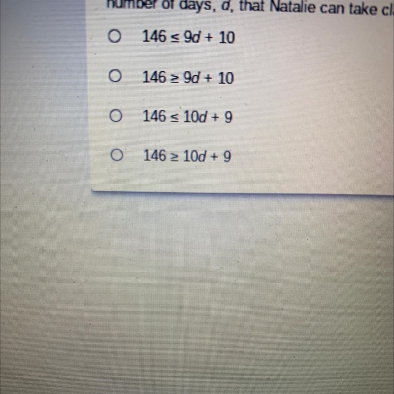 Natalie budgets $146 for yoga training. She buys a yoga mat for $10 and spends 59 per-example-1