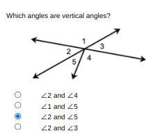 Which angles are vertical angles?-example-2