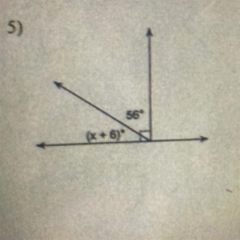 5) Find the value of x-example-1