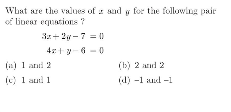 Sub :- Linear Equations-example-1