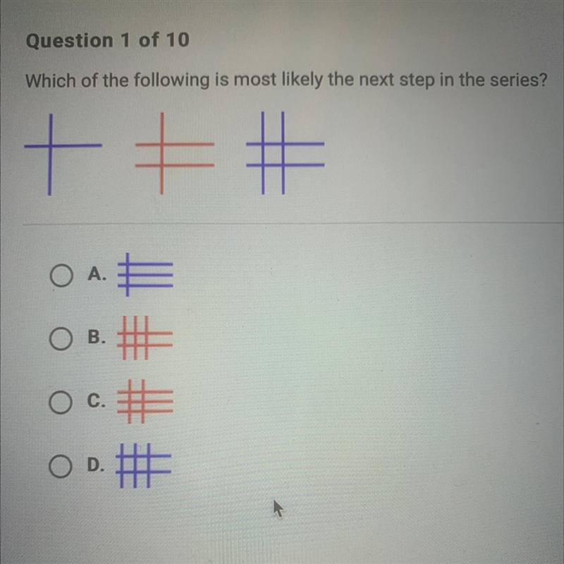 HELP ME PLEASE:(( Question 1 of 10 Which of the following is most likely the next-example-1