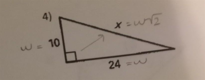 Find the unknown side length. Simplify radical answers.​-example-1