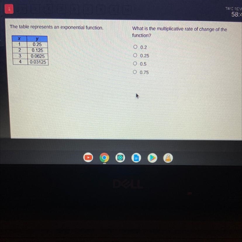 What is the multiplicative rate of change of the function?-example-1