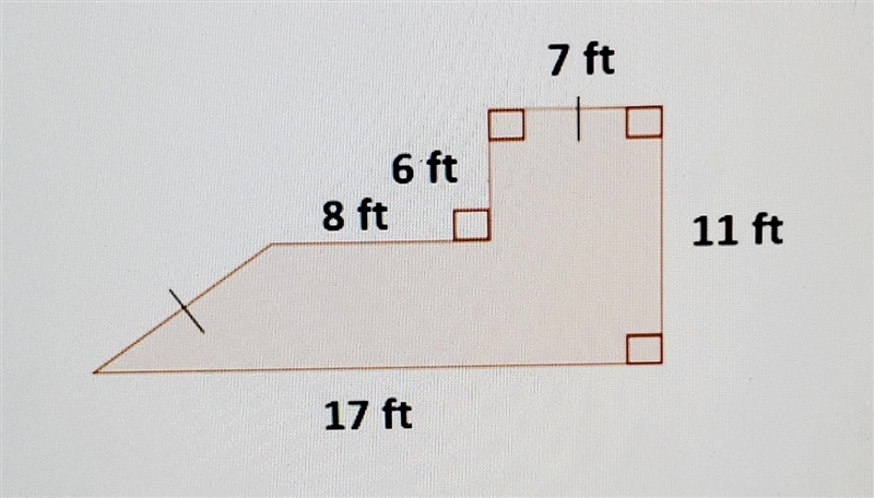 Sarah would like to build a garden this year. Sarah measured out the outside of her-example-1