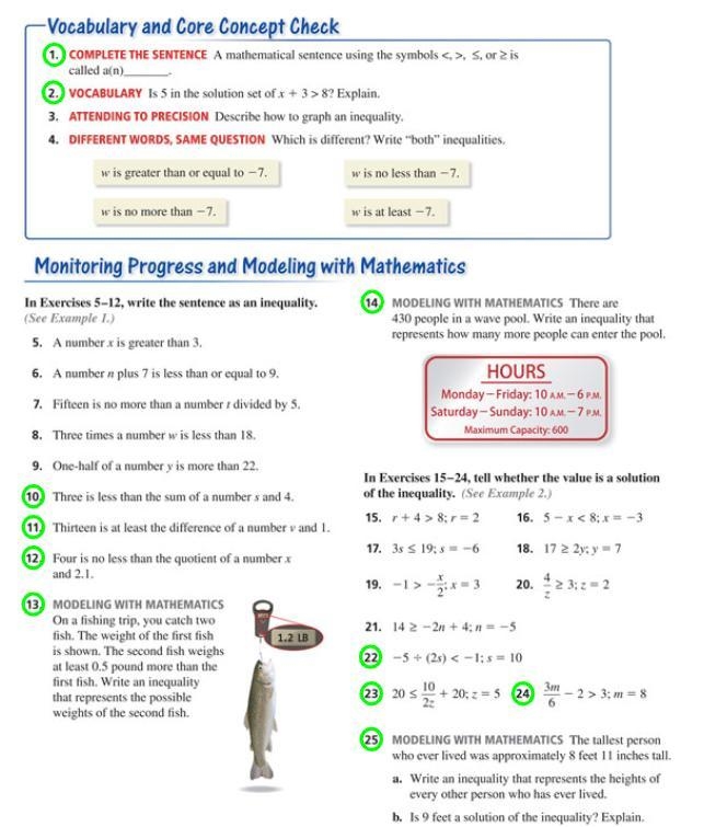 Need help with the problems circled in green due today!!-example-1