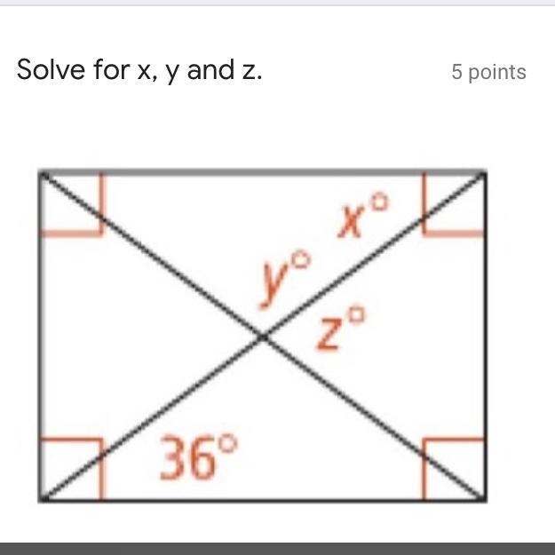 15 points Solve for x, y, and z.-example-1