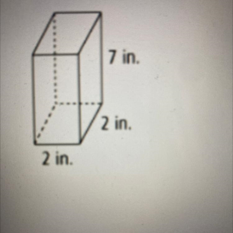 Find the surface area and volume of the figure. Round to the nearest tenth.-example-1