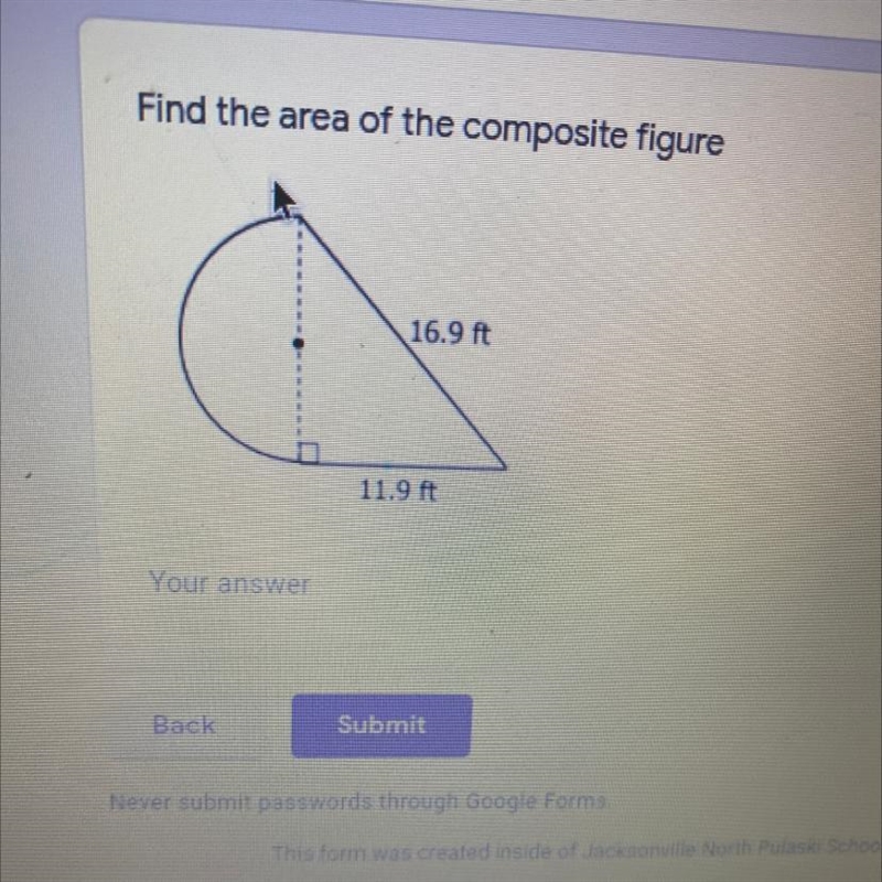 Find the area of the composite figure?-example-1