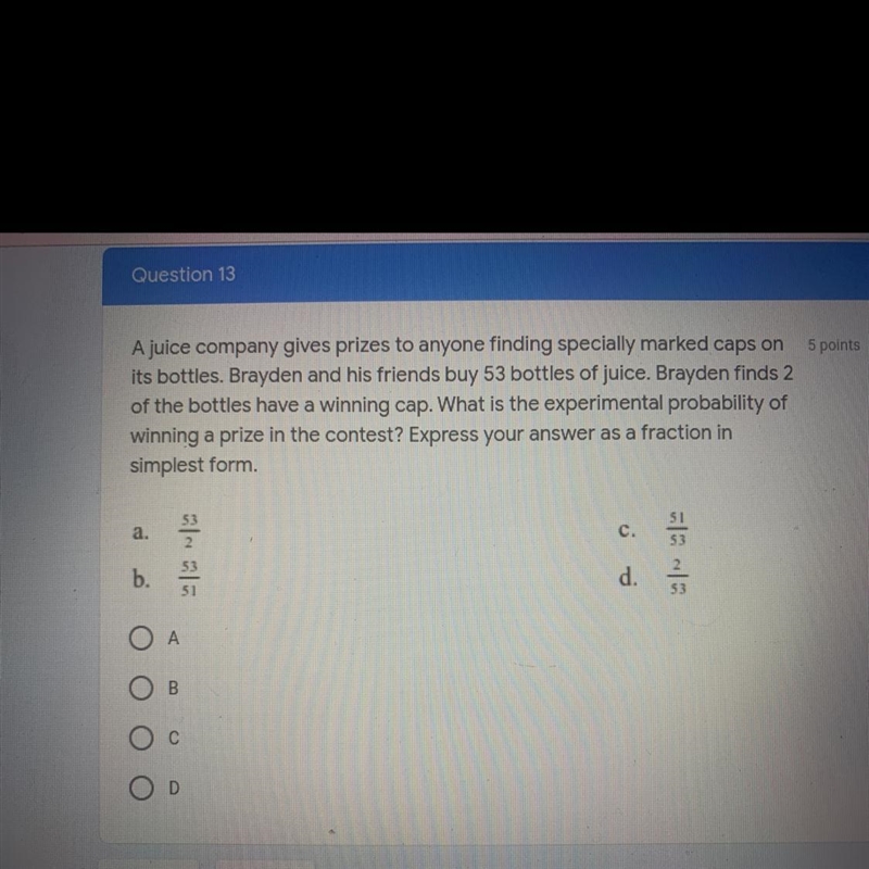 Help pls. Express your answer as a fraction in simplest form.-example-1