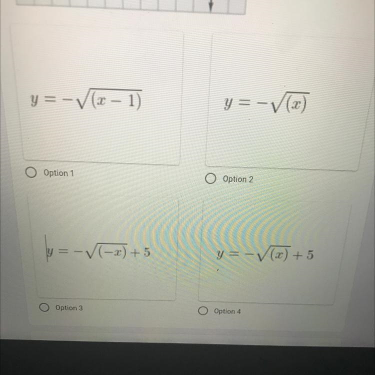 Answer ASAP please Choose the correct equation for it-example-1