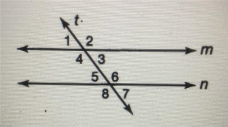 Which names a pair of vertical angles?-example-1