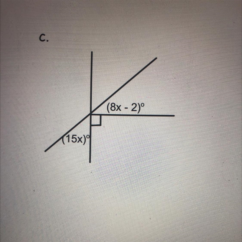 Help me to find the value of x, please-example-1