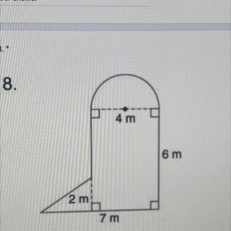 Find the area of the figure. use 3.14 for pi-example-1