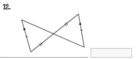 Compare the triangles and determine whether they can be proven congruent by SSS, SAS-example-1