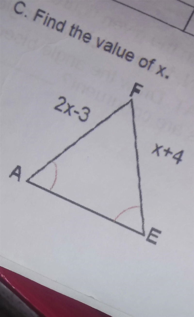 Find the value of x. with solution, plss ​-example-1