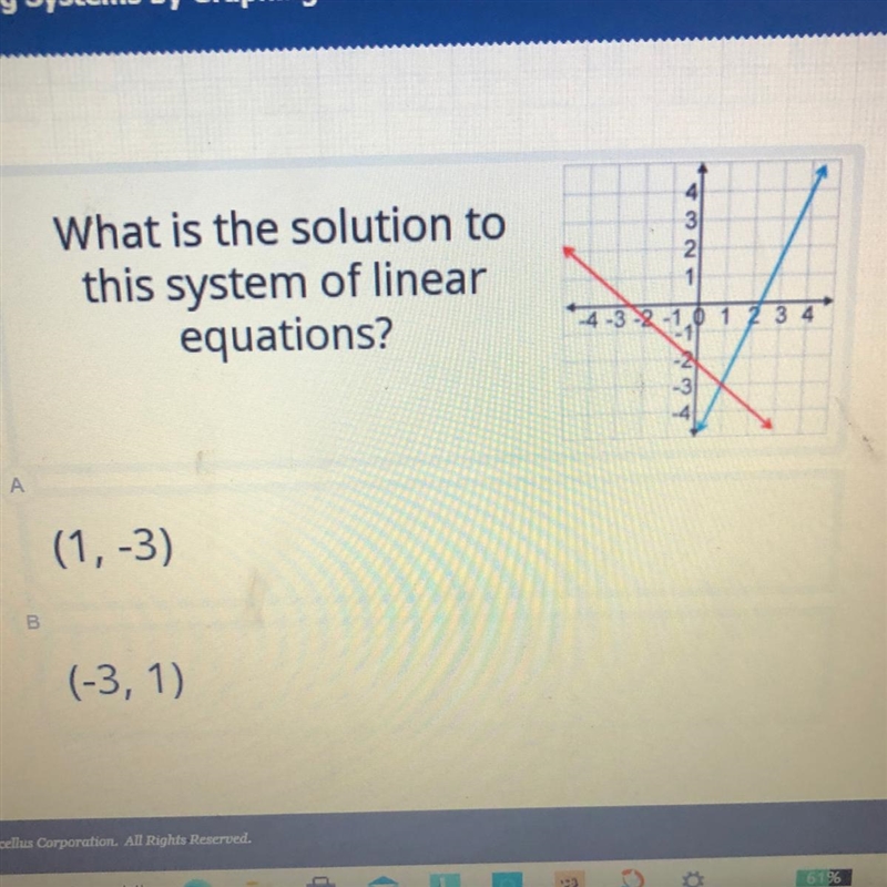 What is the solution to this system of linear equations?-example-1