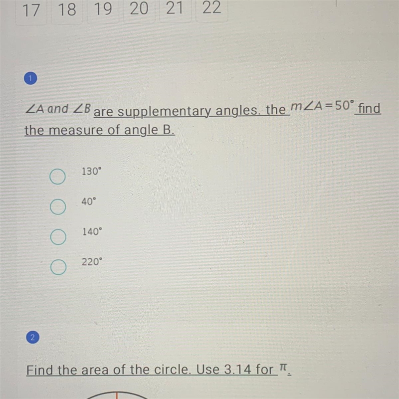 Find the measure of angle b-example-1