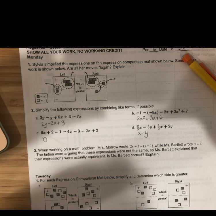 I NEED HELP ASAP ON 1. AND 3.-example-1