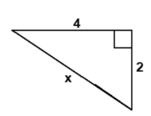 Find X using the Pythagorean Theorem-example-1