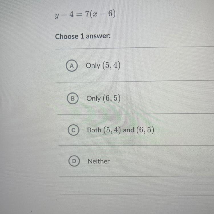 Which ordered pair is a solution of the equation-example-1