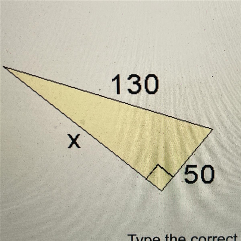 Solve for X 130, 50 and X-example-1