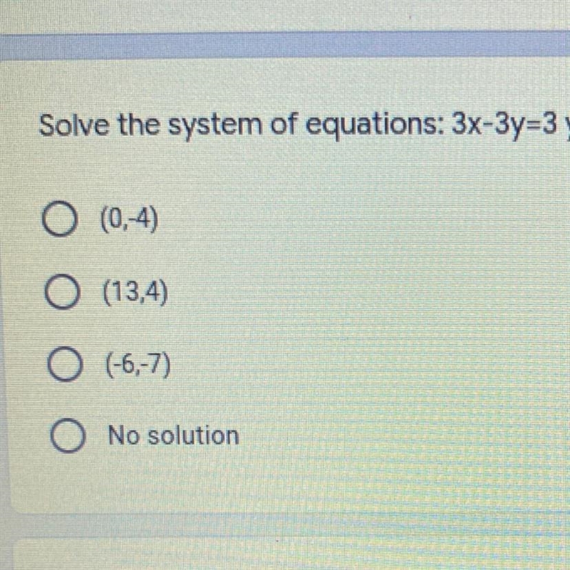 Solve the system of equations: 3x-3y=3 y=2x+5-example-1