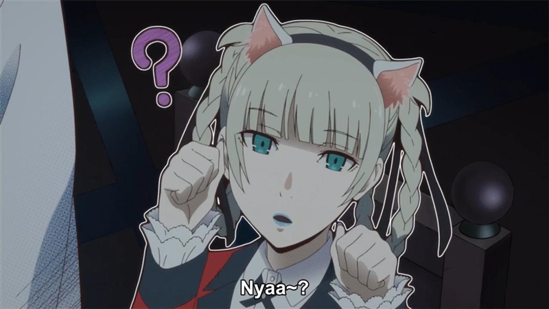 How do you do Probability? This is a rare video of Yumeko in cat ears (real)(Kakegurui-example-2