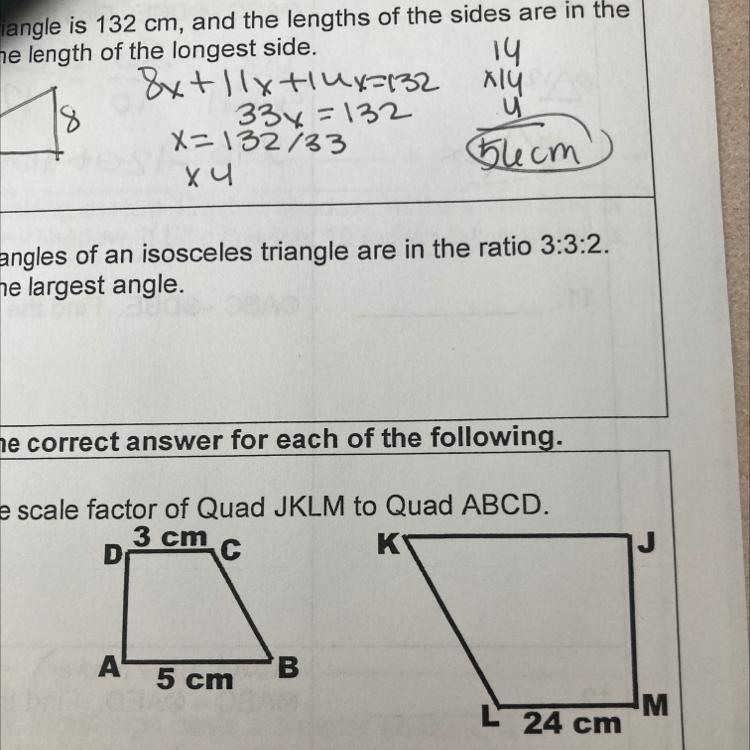 Find the scale factor of quad JKLM to quad ABCD-example-1