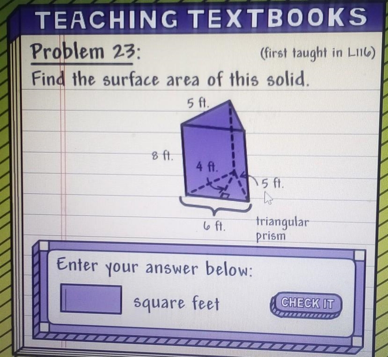 Find the surface area of this solid​-example-1