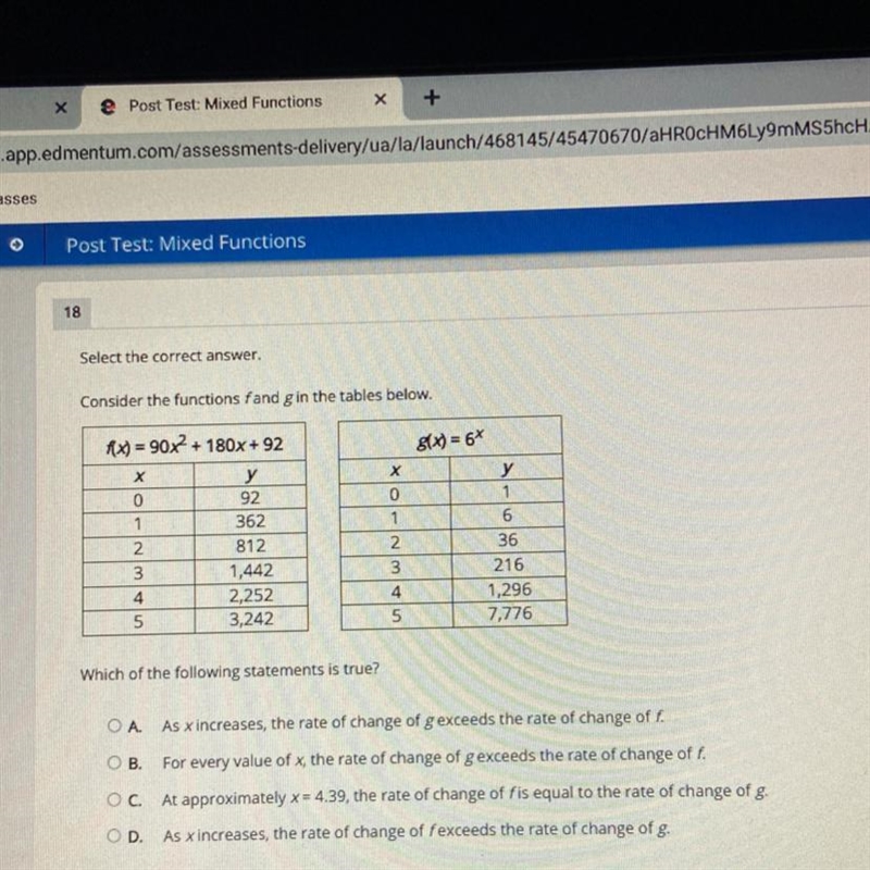 Consider the functions F and G in the tables below￼ PLEASE HELP PLEASE-example-1