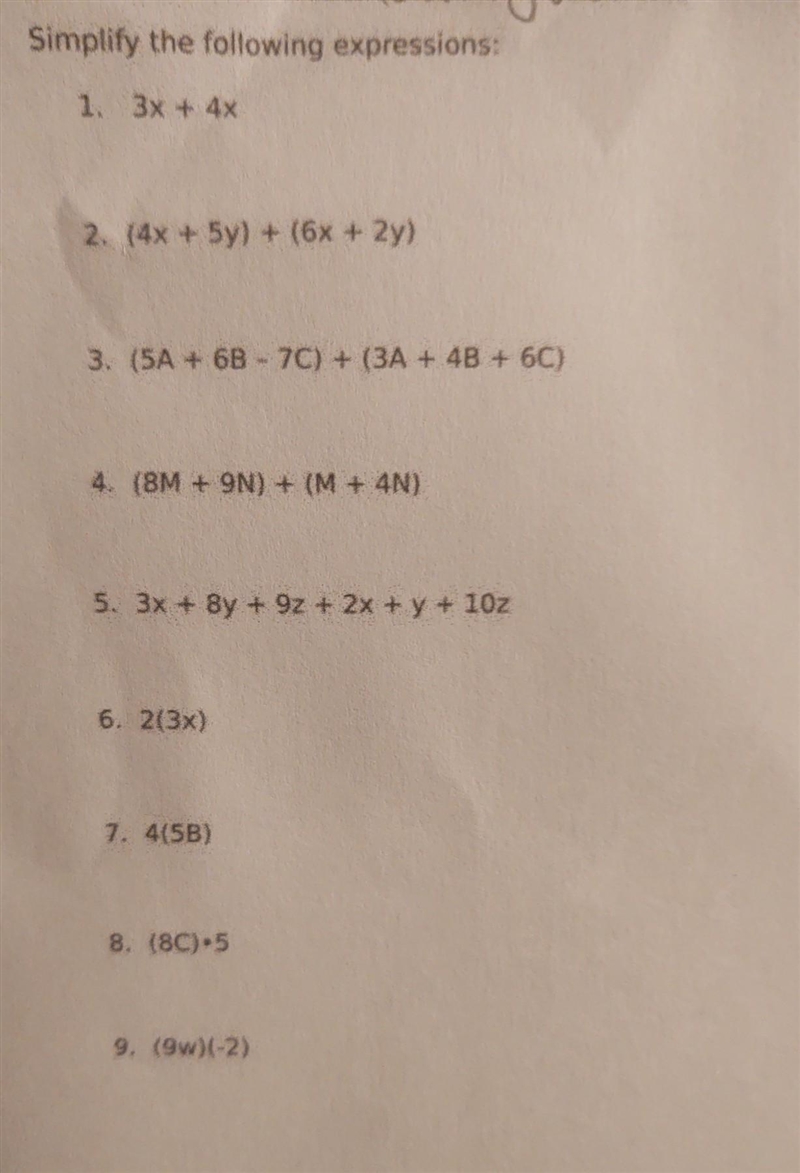 Help me simplify the expressions pleaseddees.....!!!! It's in a picccc​-example-1