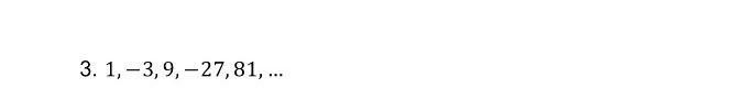 Tell whether the following is geometric or not, if geometric find r — hi can someone-example-1