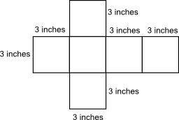 The net of a solid figure is shown below: The net of a solid figure is shown below-example-1