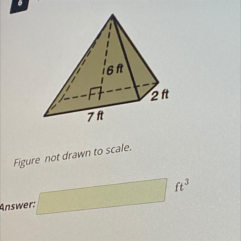 Find the volume of the rectangular pyramid-example-1