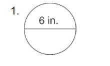 Find the circumference of the given circle-example-1