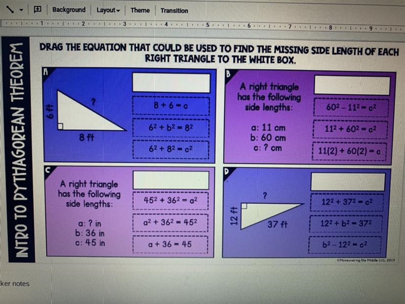 About pythagorean theorem, really need help!-example-1