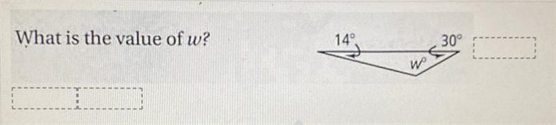 Find the value of w please-example-1