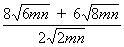 Simplify. pls pls pls helppp im really bad at math lol a) 6 √3+ 4 b) 6 √6+ 3 c) 4 √3 + 6-example-1