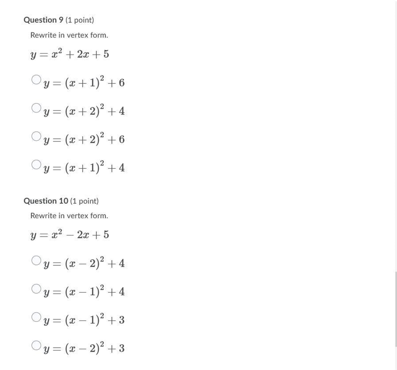 Does anybody know vertex form pls help-example-1