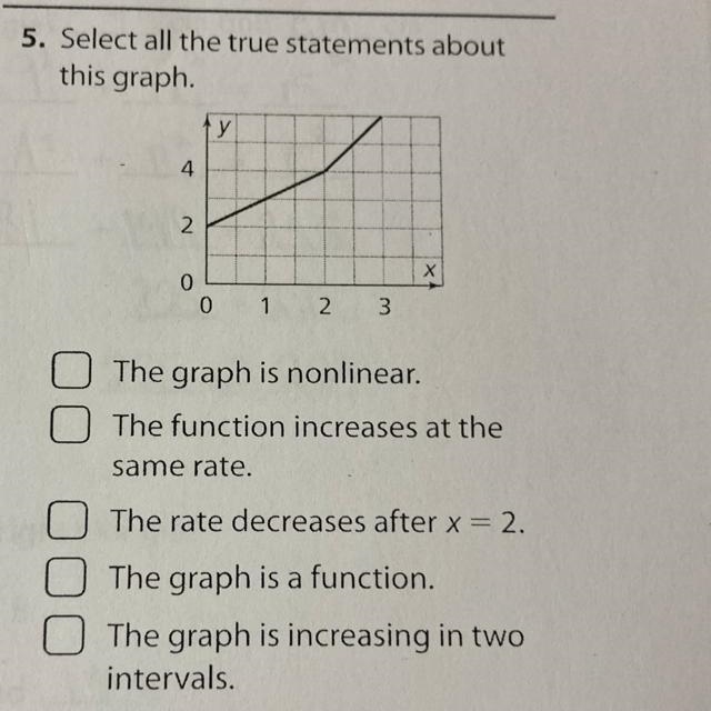 Select at the tru statements about this graph-example-1