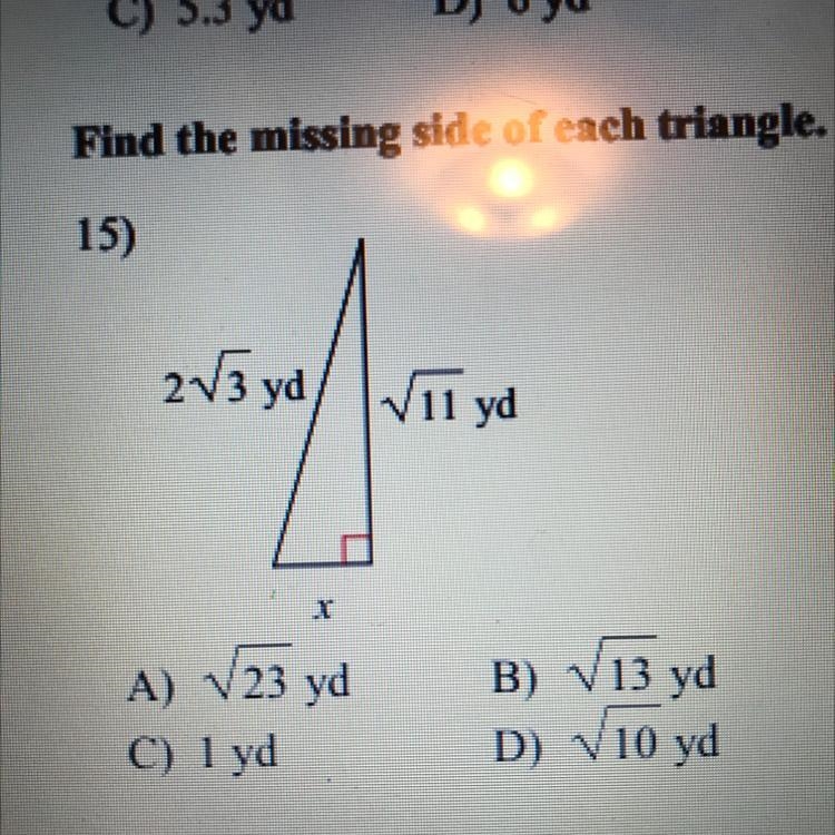 15 similarity and pythagorean theorem-example-1