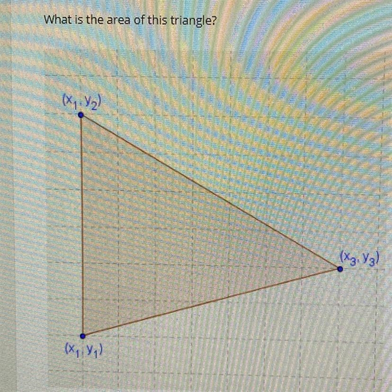 PLEASEE HELP What is the area of this triangle?-example-1