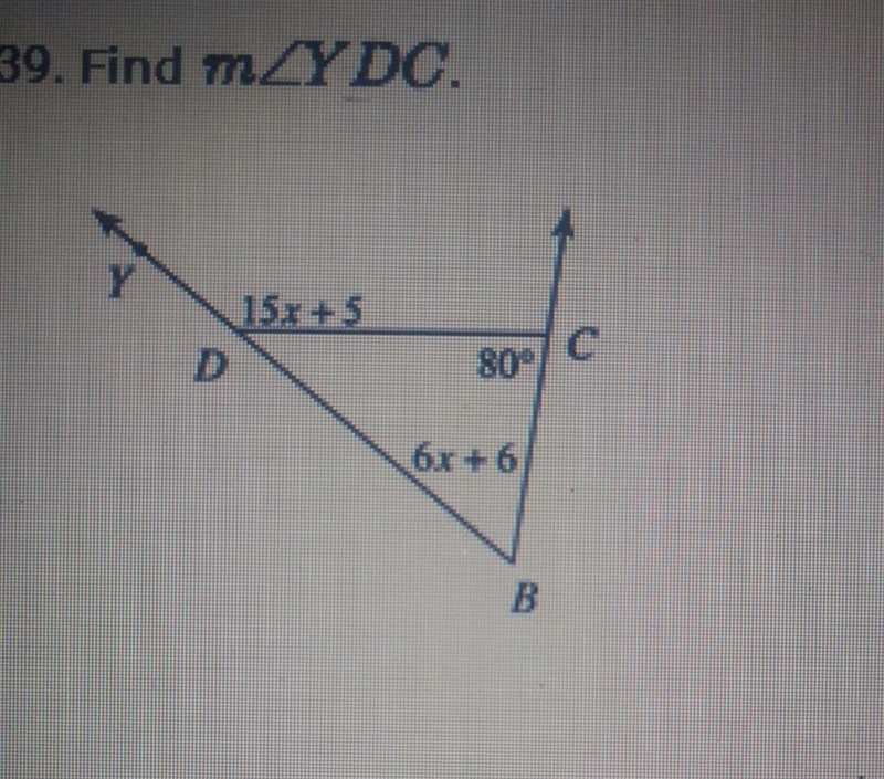 Find m<YDC please help!​-example-1