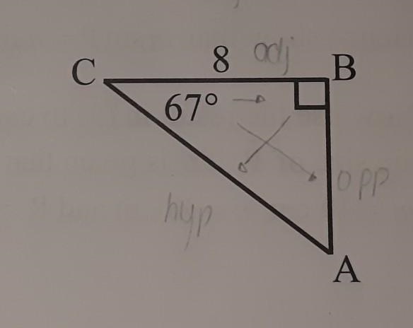 Calculate the length of AC and round off to one decimal place answer: step by step-example-1